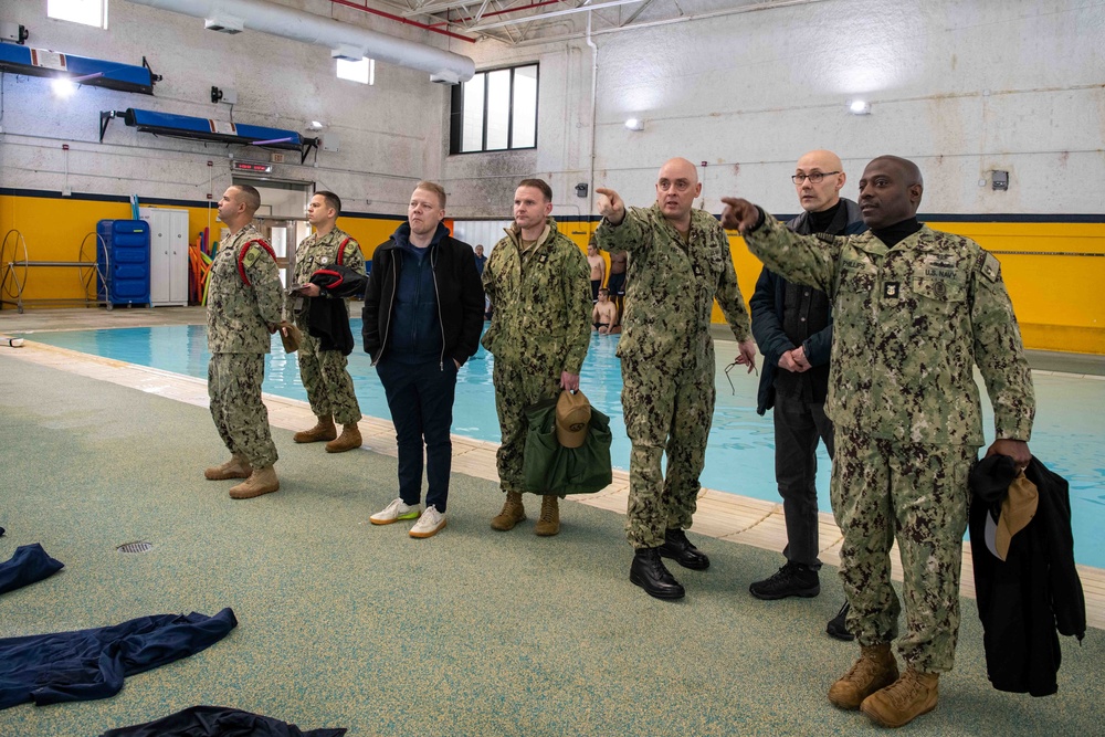 US Navy Recruit Training Command Hosted Nordic Defence Cooperations’ Master Chief Petty Officers of the Navy