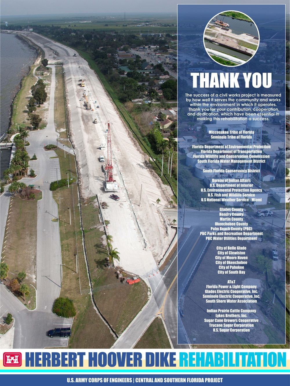 USACE celebrates completion of Herbert Hoover Dike Restoration Project