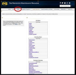 PS Magazine Fleets tab: a gateway to the info readers need