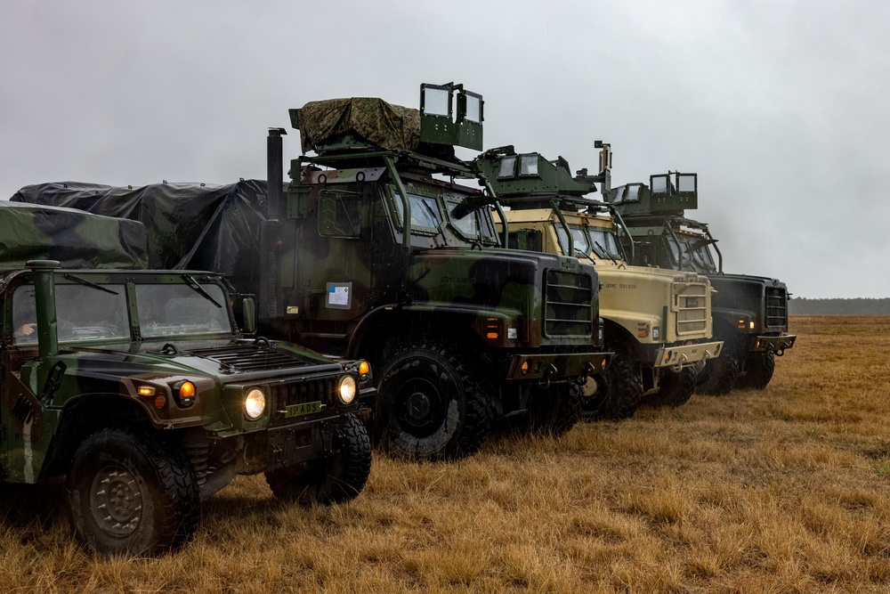 PMINT: 26th MEU’s Logistics Combat Element stage vehicles for Beach Operation