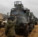 PMINT: 26th MEU’s Logistics Combat Element stage vehicles for Beach Operation