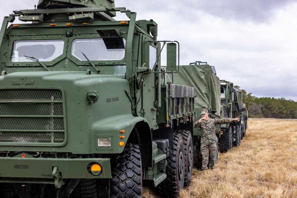 PMINT: 26th MEU’s Logistics Combat Element stage vehicles for Beach Operation