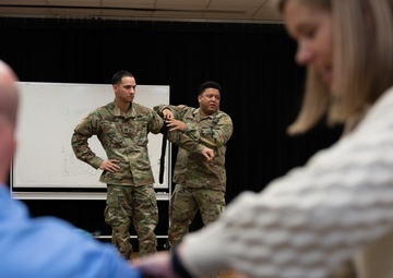 U.S. Army Central’s medical team partnered with Wilson Hall to teach basic first aid