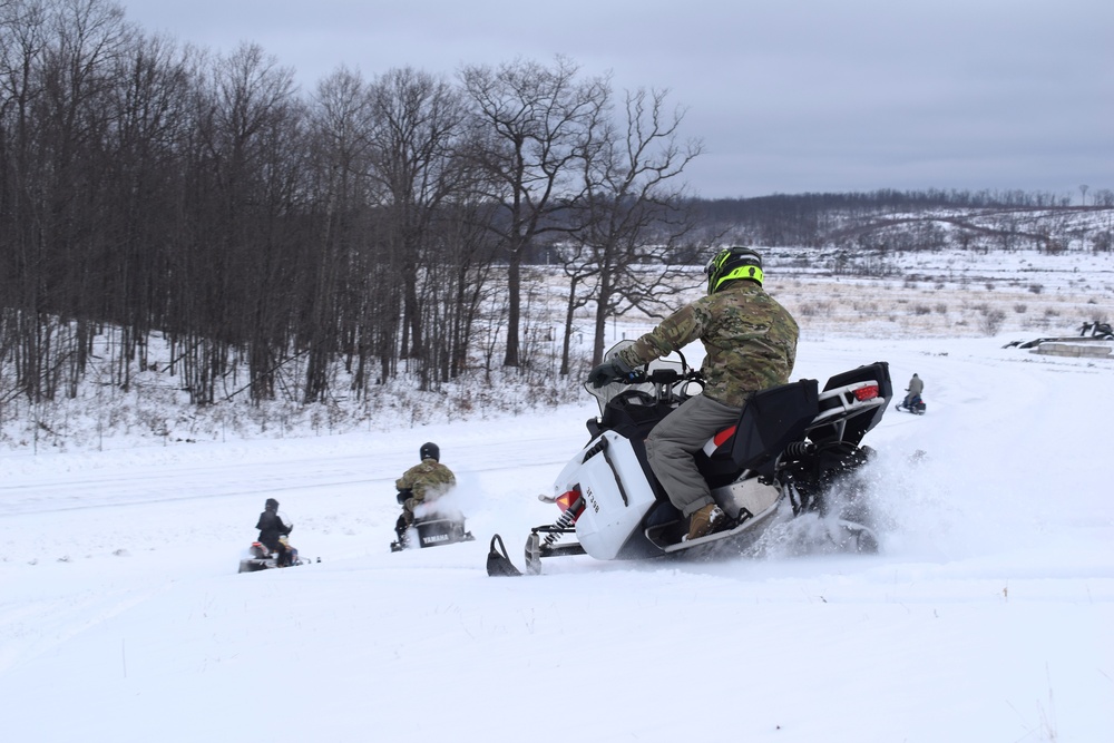 Transiting the National All-Domain Warfighting Center by snowmobile