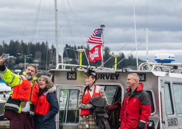 Corps of Engineers dedicates new coastal survey vessel in Newport, Oregon