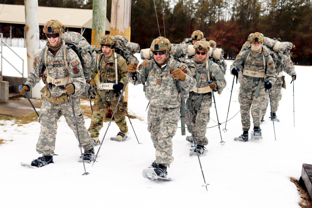 Airmen train in cold-weather tactics, skills at Fort McCoy