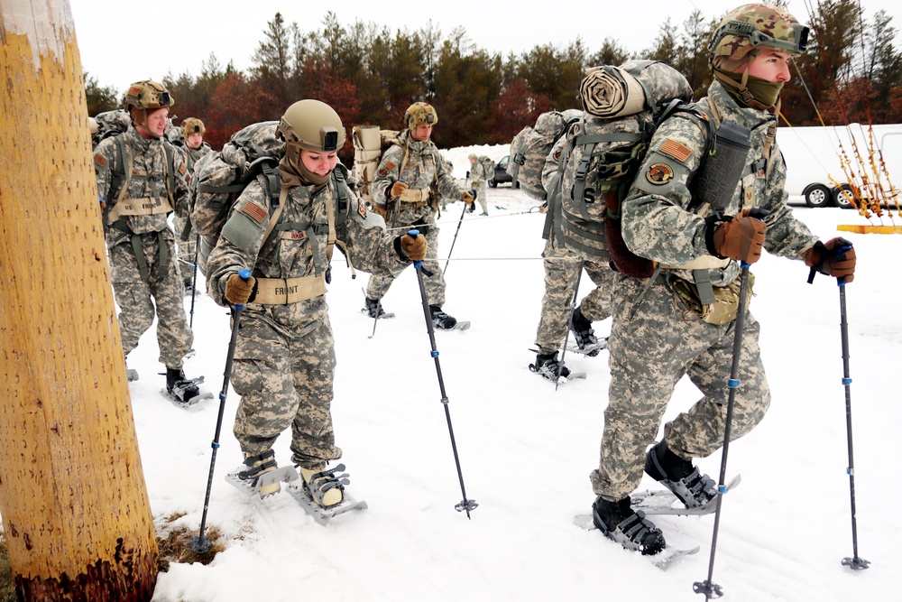 Airmen train in cold-weather tactics, skills at Fort McCoy