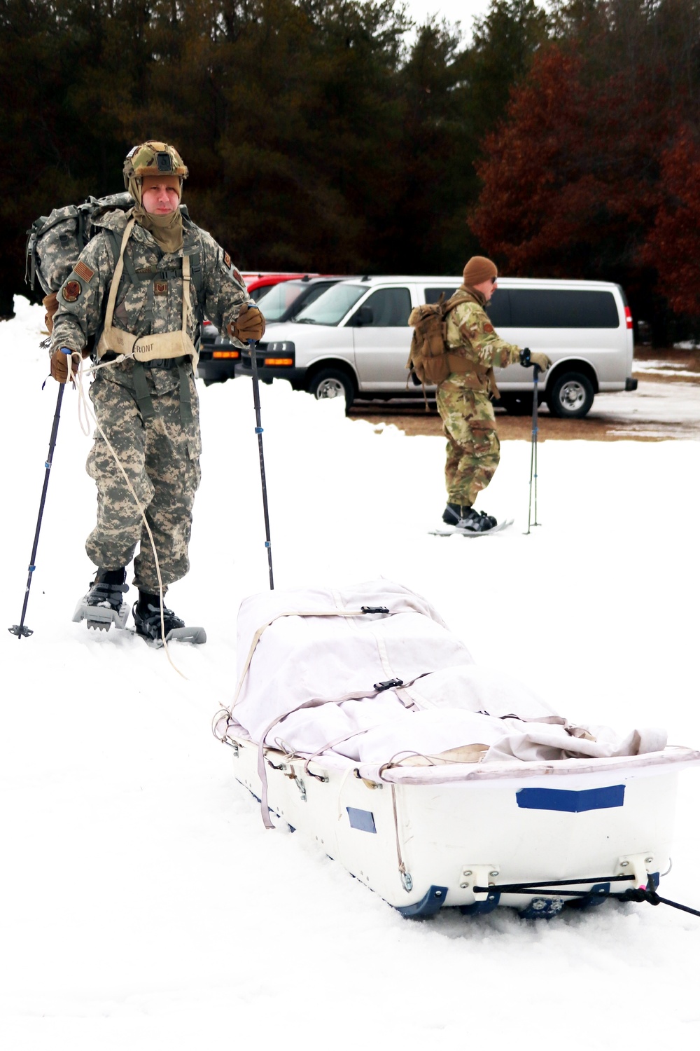 Airmen train in cold-weather tactics, skills at Fort McCoy