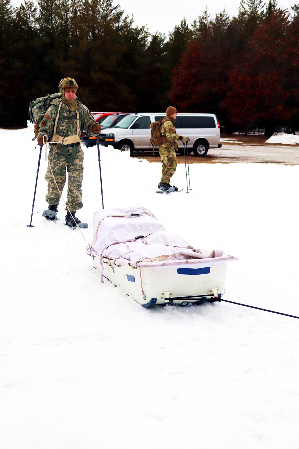 Airmen train in cold-weather tactics, skills at Fort McCoy