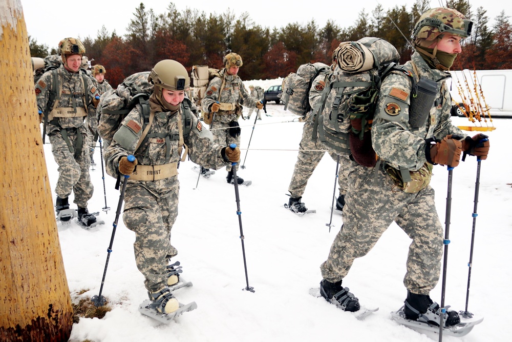 Airmen train in cold-weather tactics, skills at Fort McCoy