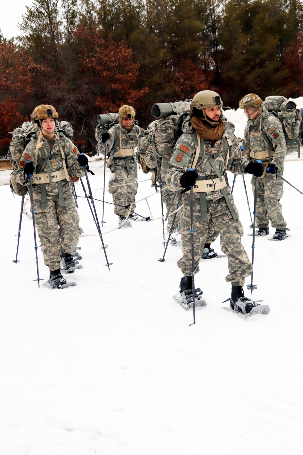 Airmen train in cold-weather tactics, skills at Fort McCoy