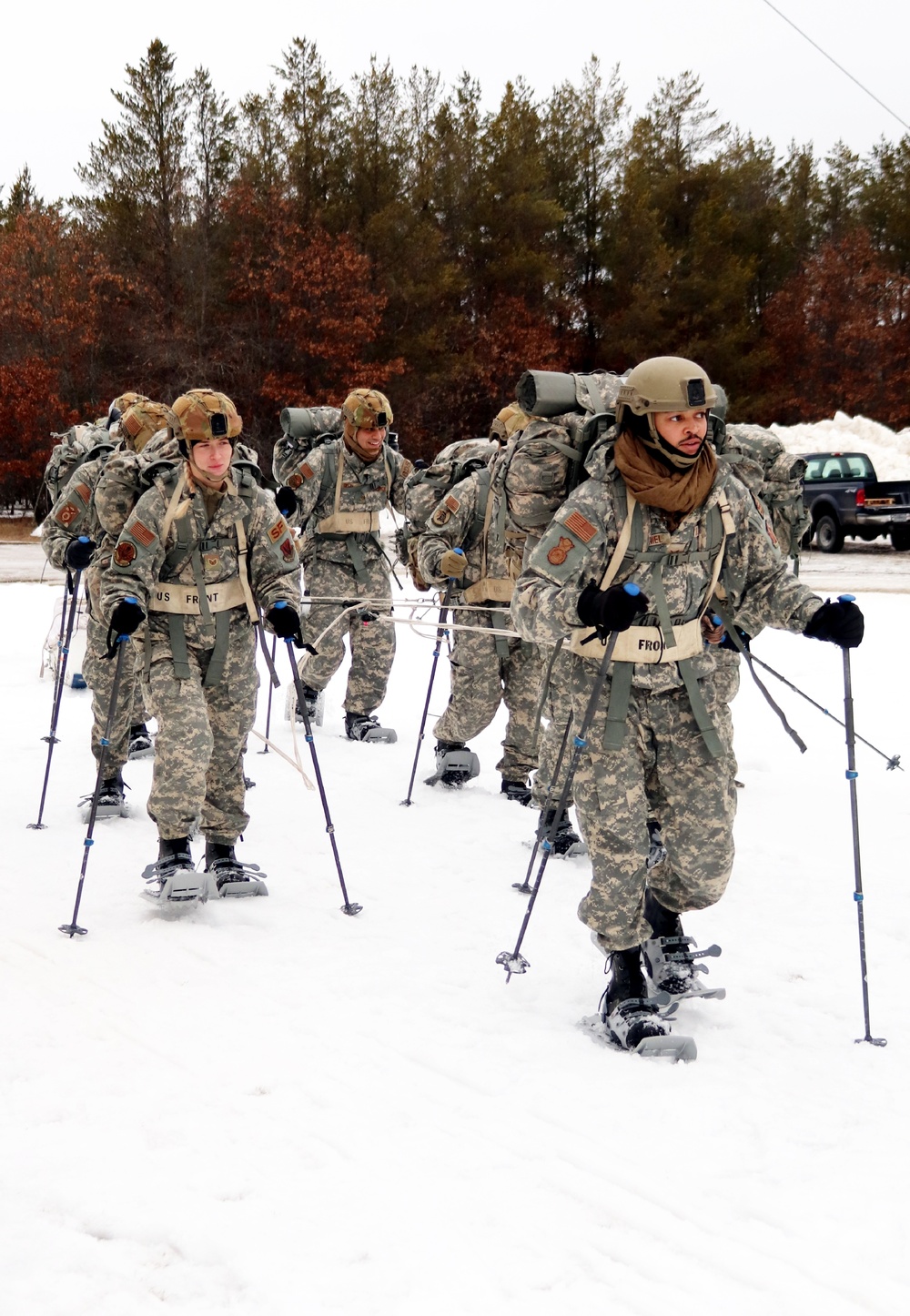 Airmen train in cold-weather tactics, skills at Fort McCoy