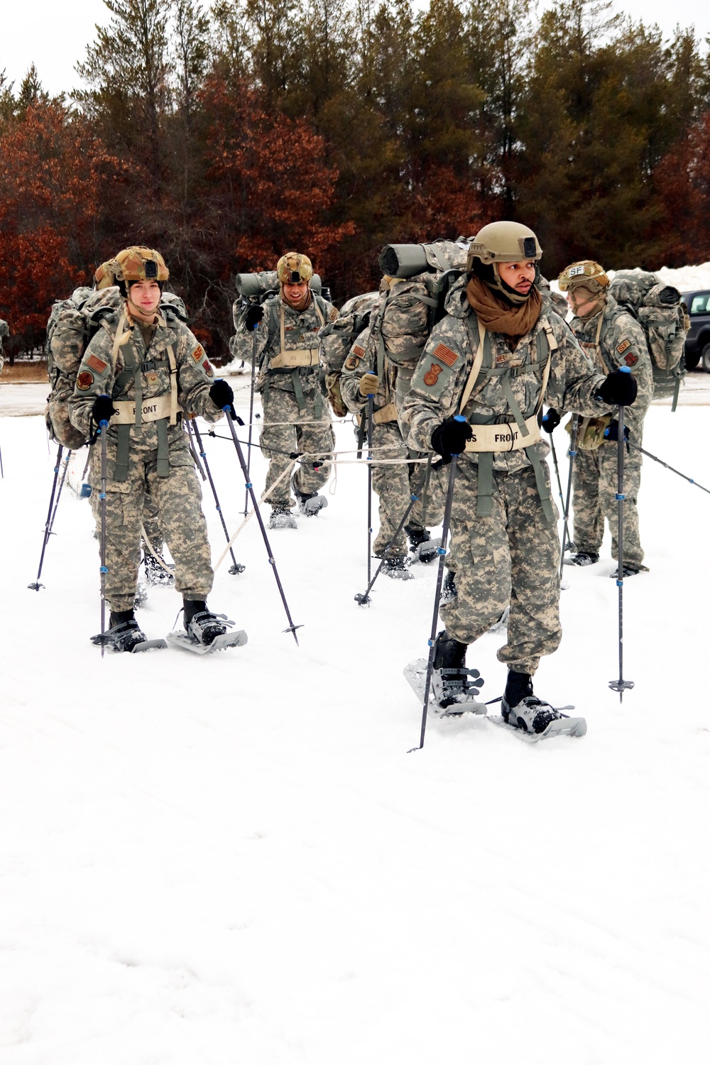 Airmen train in cold-weather tactics, skills at Fort McCoy