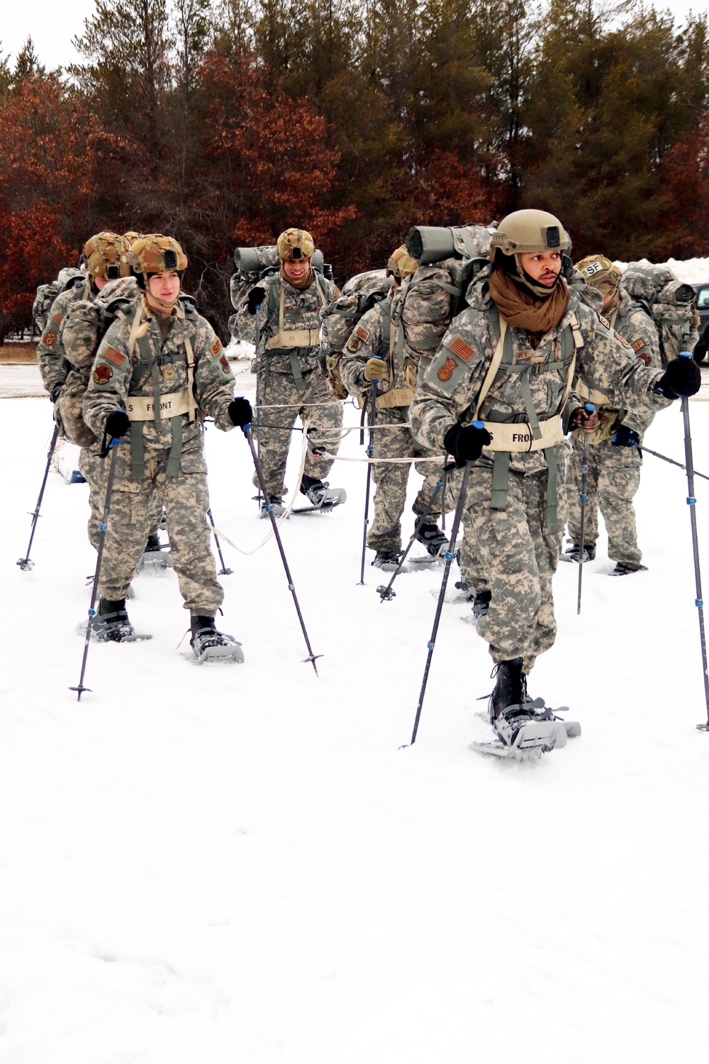 Airmen train in cold-weather tactics, skills at Fort McCoy