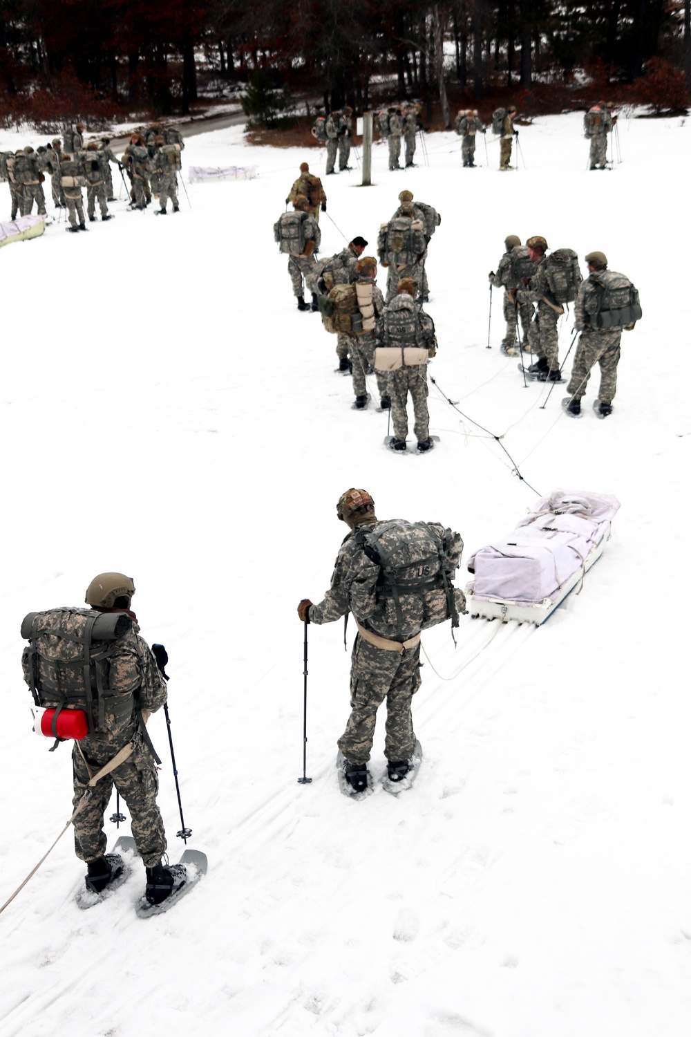 Airmen train in cold-weather tactics, skills at Fort McCoy