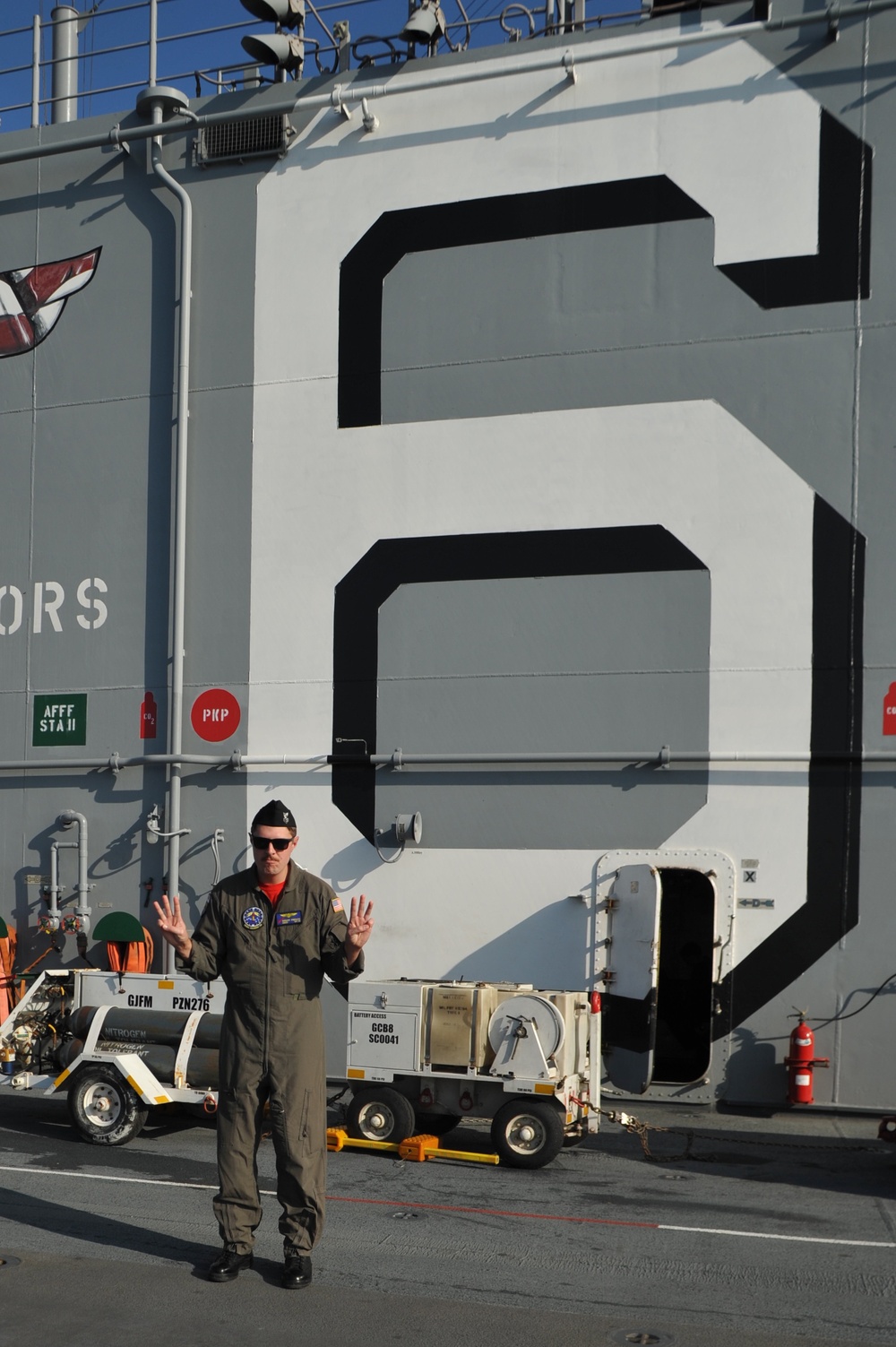 VP-10 visits USS America