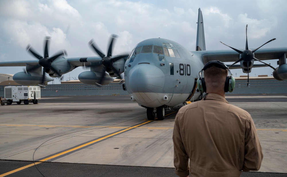 VMGR-252 Broncos fly with the French Air Force