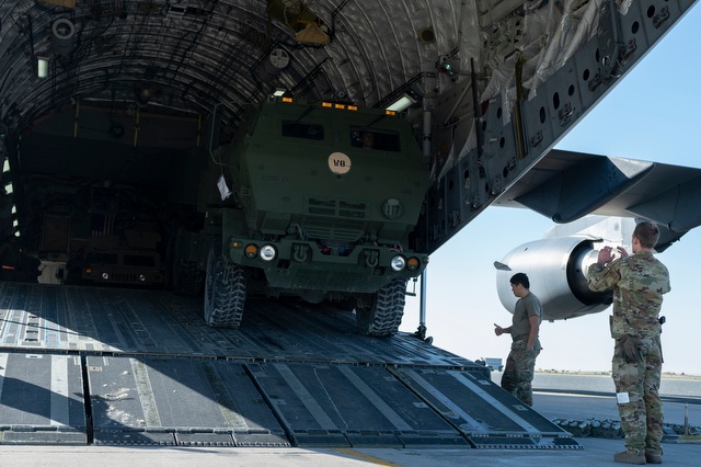 8th EAS transports vehicles, HIMARS components for bilateral exercise