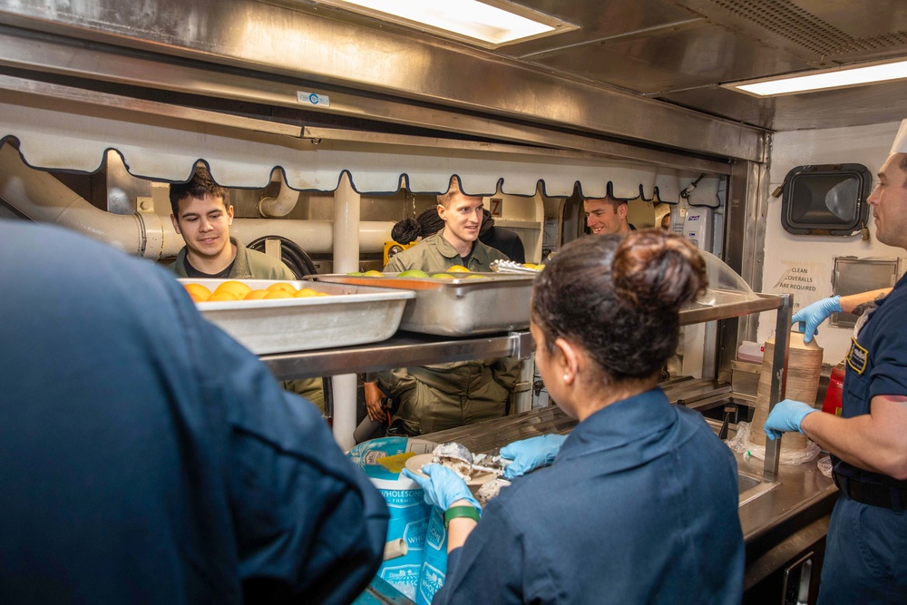 USS Leyte Gulf (CG 55) Daily Operations