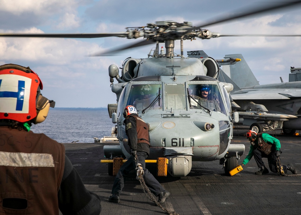 Daily Operations Aboard USS George H.W. Bush (CVN 77)
