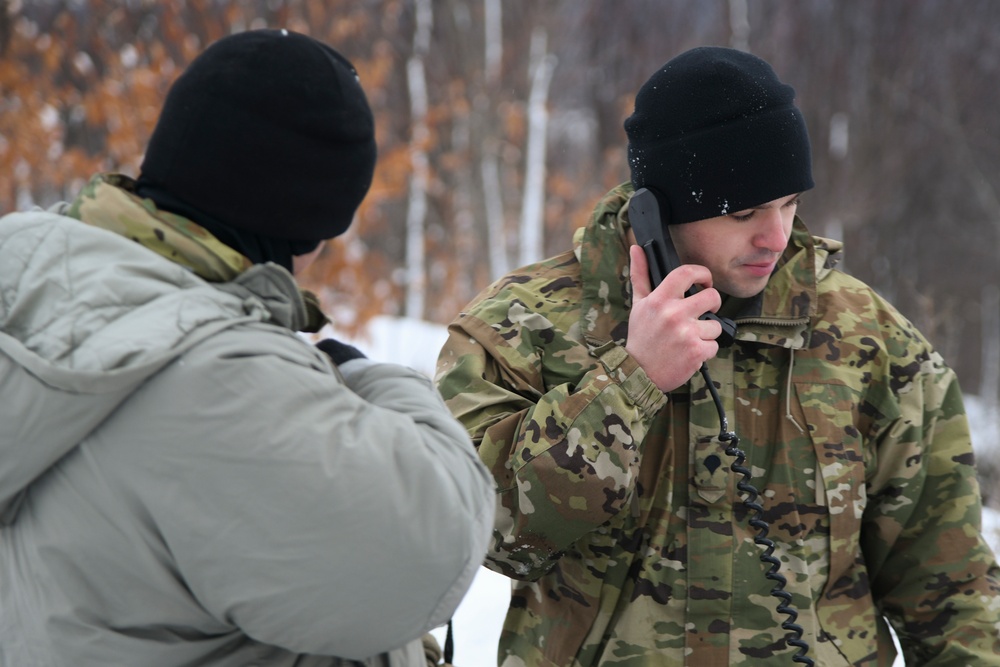 120th Field Artillery Regiment forward observers train at Northern Strike 23-1