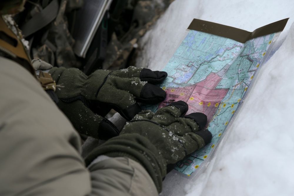 120th Field Artillery Regiment forward observers train at Northern Strike 23-1