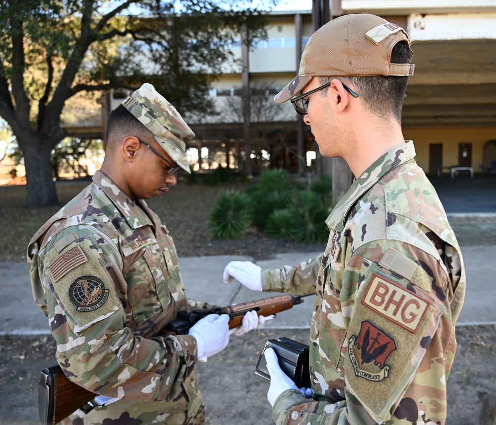 JBSA-Honor Guard training