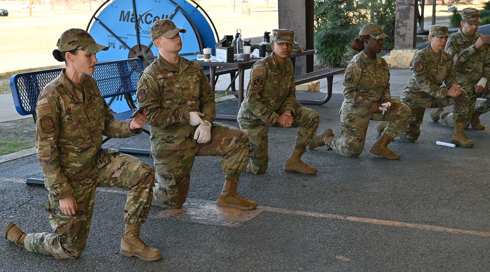 JBSA-Honor Guard training