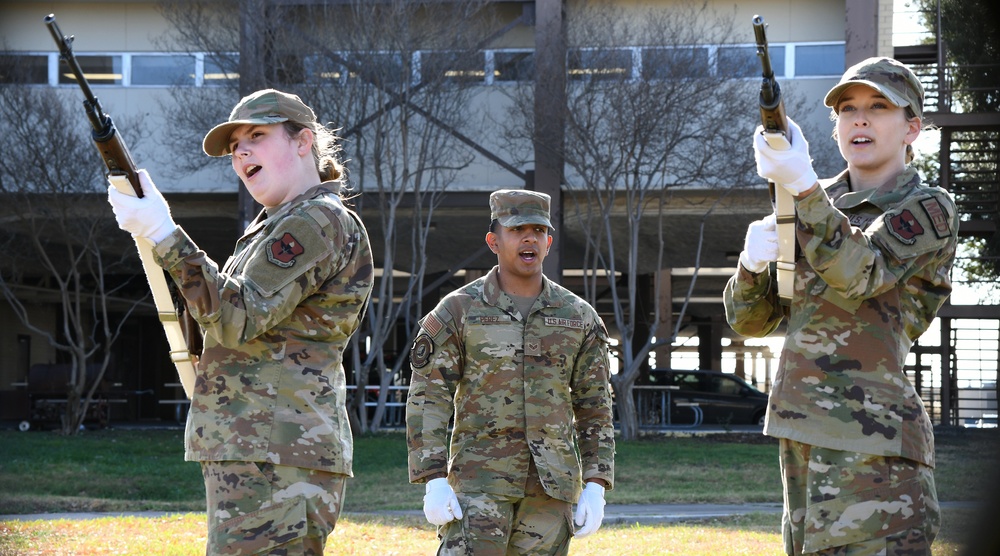 JBSA-Honor Guard training