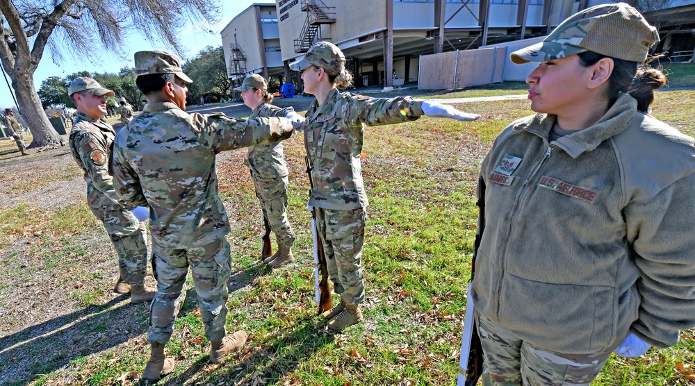 JBSA-Honor Guard training