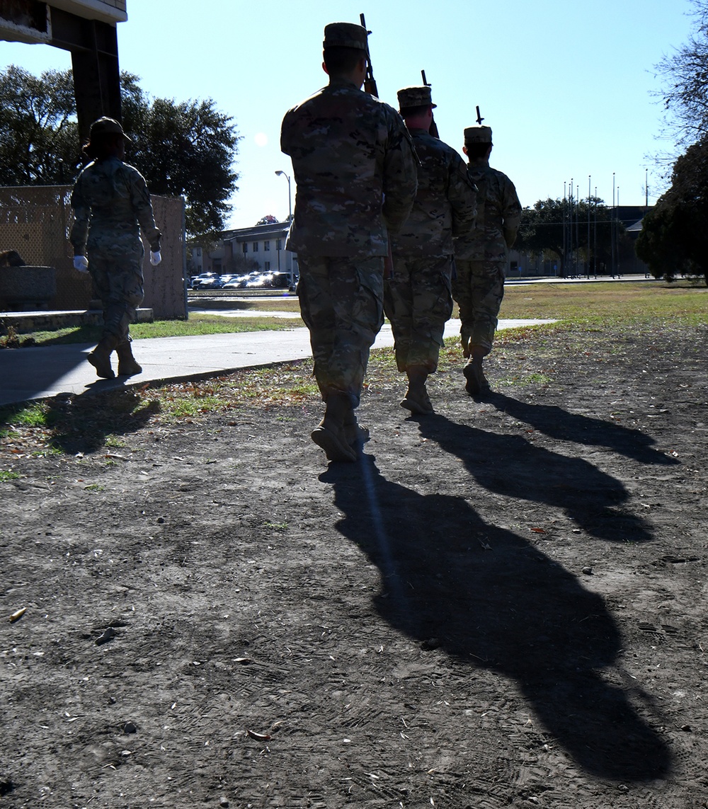 JBSA-Honor Guard training