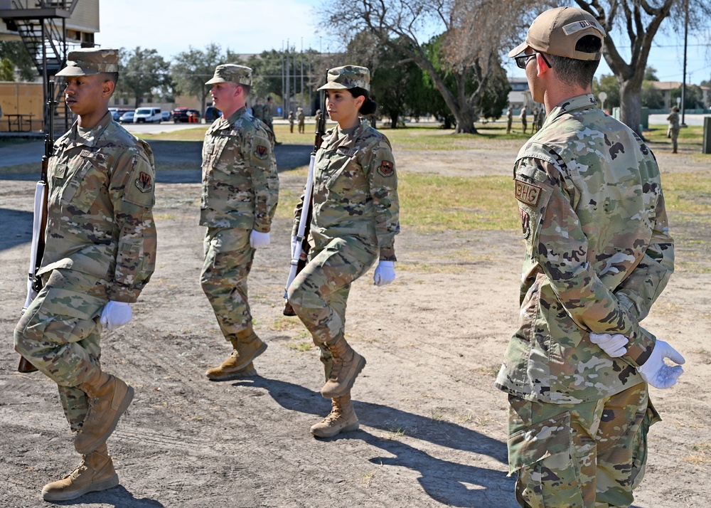 JBSA-Honor Guard training