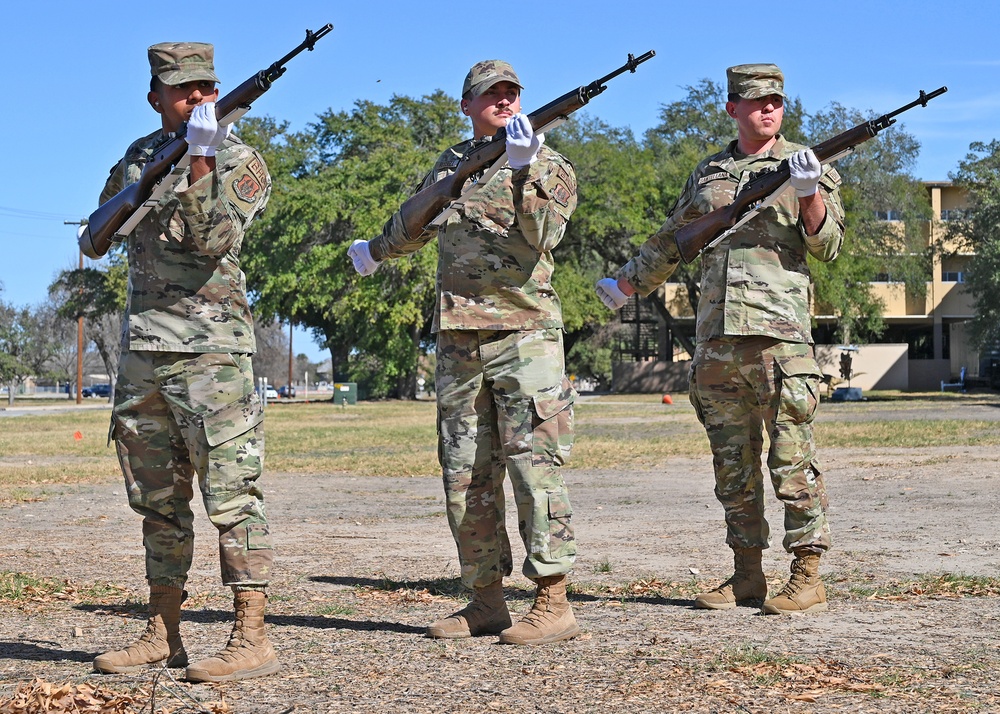 JBSA-Honor Guard training