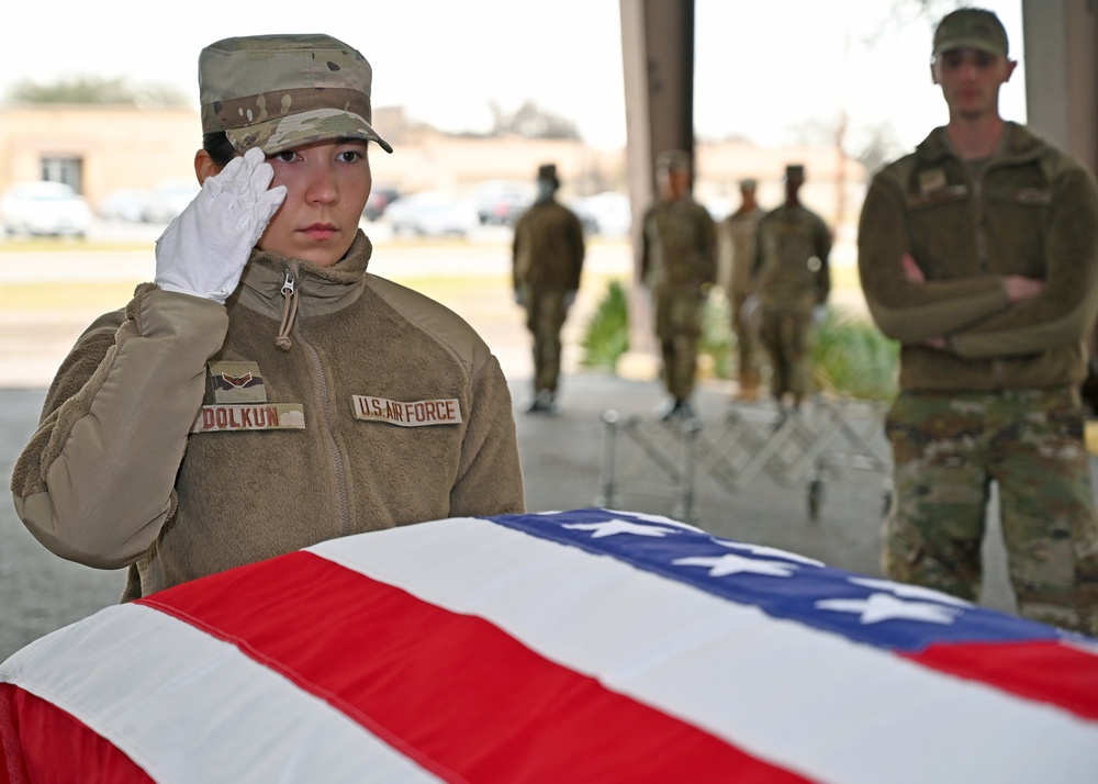 JBSA-Honor Guard training