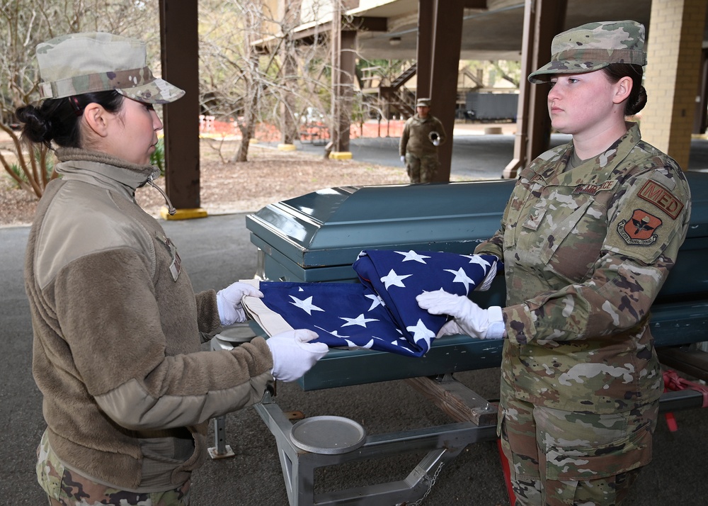 JBSA-Honor Guard training