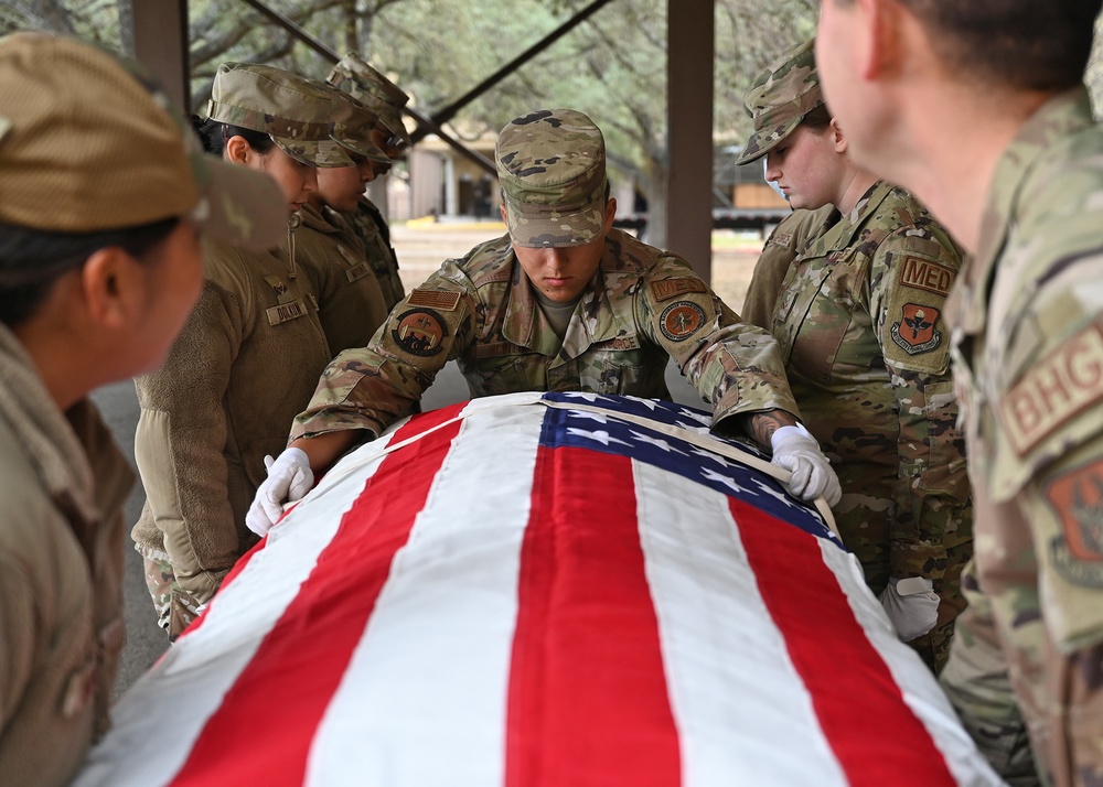 JBSA-Honor Guard training