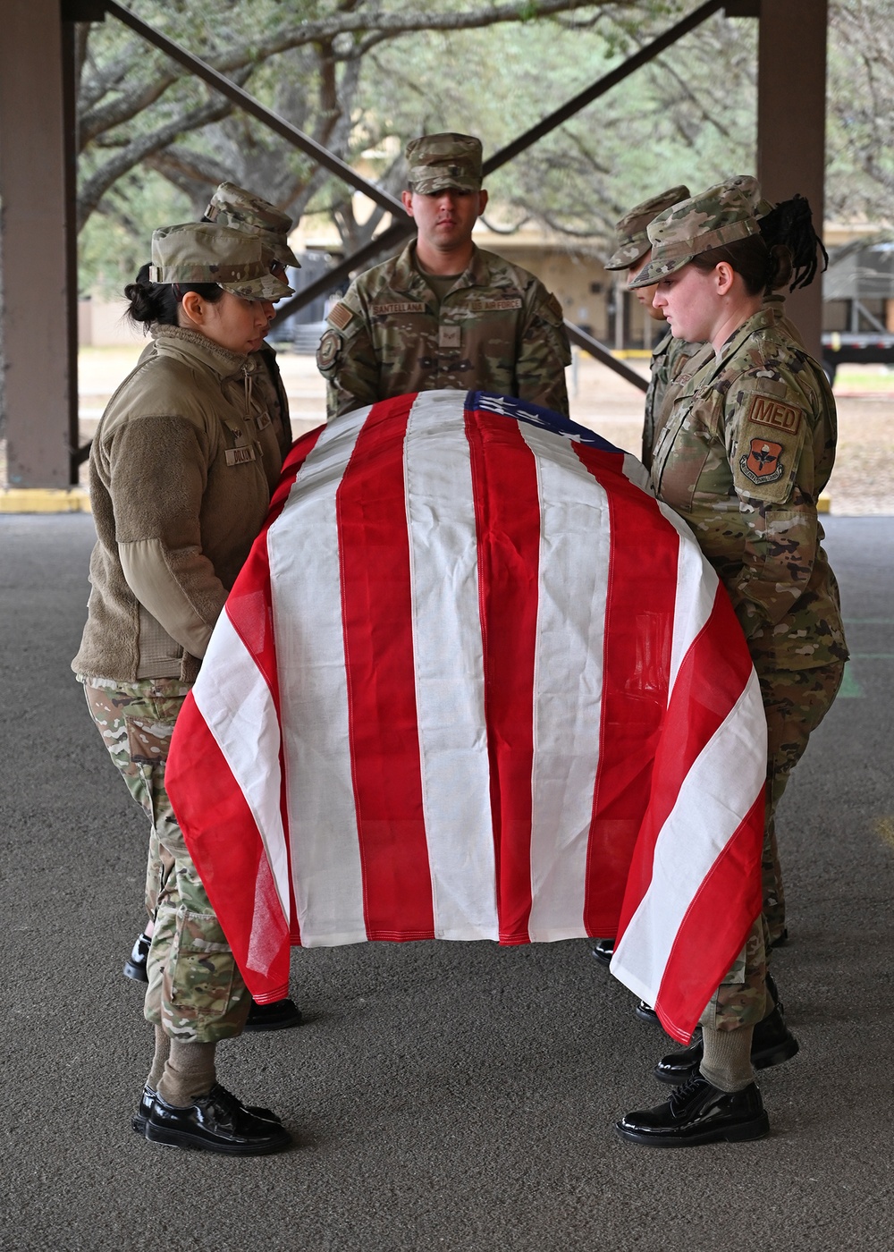 JBSA-Honor Guard training