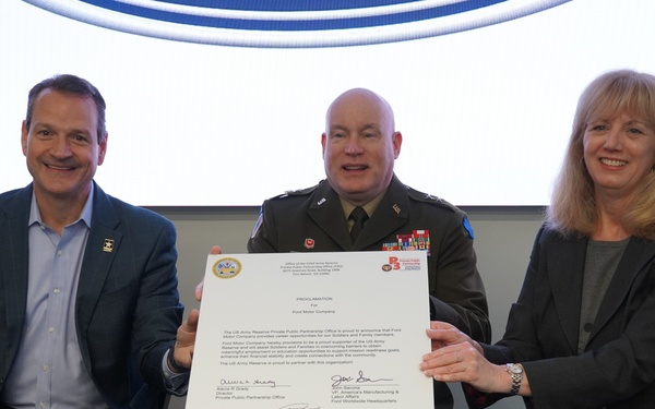 88th Readiness Division Partners With Ford Motor Company