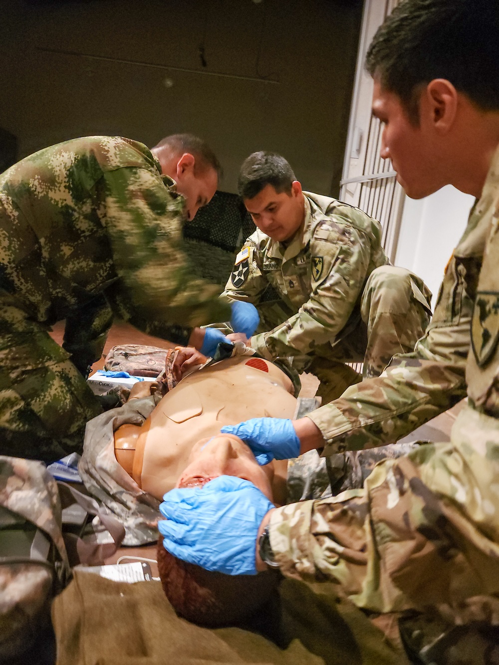 WHINSEC CLS students perform first aid and medical stabilization