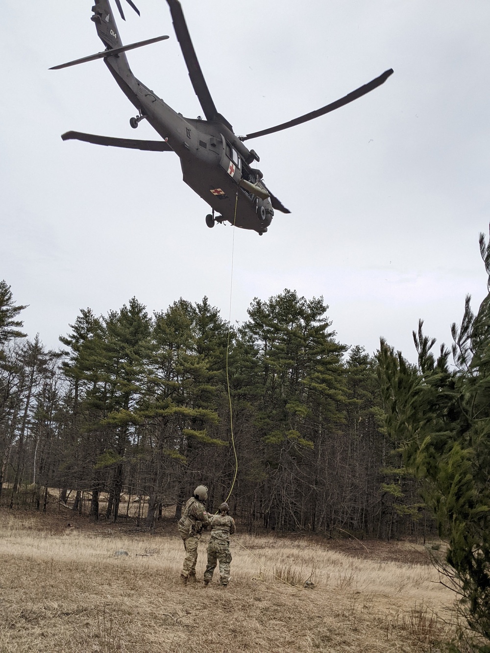 Civil Affairs Soldiers from the 97th Civil Affairs Battalion, 95th Civil Affairs Brigade (SO)(A), conduct a realistic military training exercise with the New Hampshire Army National Guard