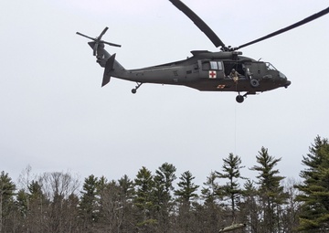 Civil Affairs Soldiers from the 97th Civil Affairs Battalion, 95th Civil Affairs Brigade (SO)(A), conduct a realistic military training exercise with the New Hampshire Army National Guard