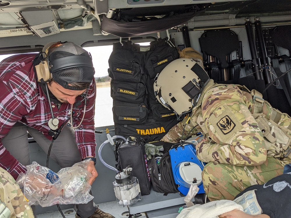 Civil Affairs Soldiers from the 97th Civil Affairs Battalion, 95th Civil Affairs Brigade (SO)(A), conduct a realistic military training exercise with the New Hampshire Army National Guard