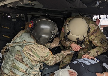 Civil Affairs Soldiers from the 97th Civil Affairs Battalion, 95th Civil Affairs Brigade (SO)(A), conduct a realistic military training exercise with the New Hampshire Army National Guard