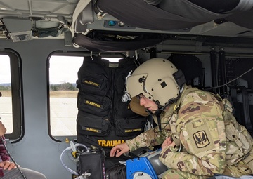 Civil Affairs Soldiers from the 97th Civil Affairs Battalion, 95th Civil Affairs Brigade (SO)(A), conduct a realistic military training exercise with the New Hampshire Army National Guard