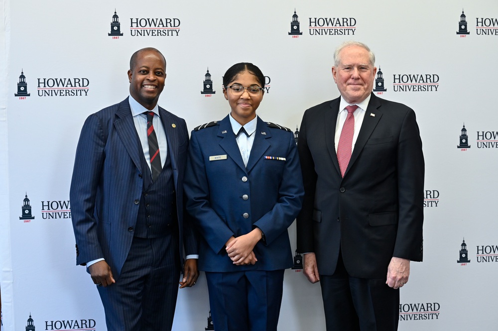 SecAF Kendall makes UARC announcement for Howard University