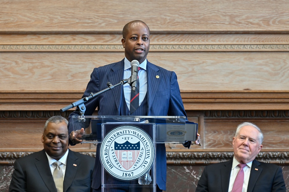 SecAF Kendall makes UARC announcement for Howard University