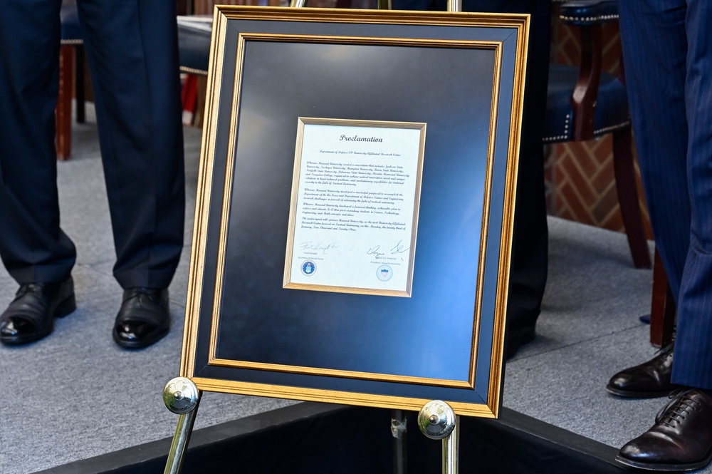 SecAF Kendall makes UARC announcement for Howard University