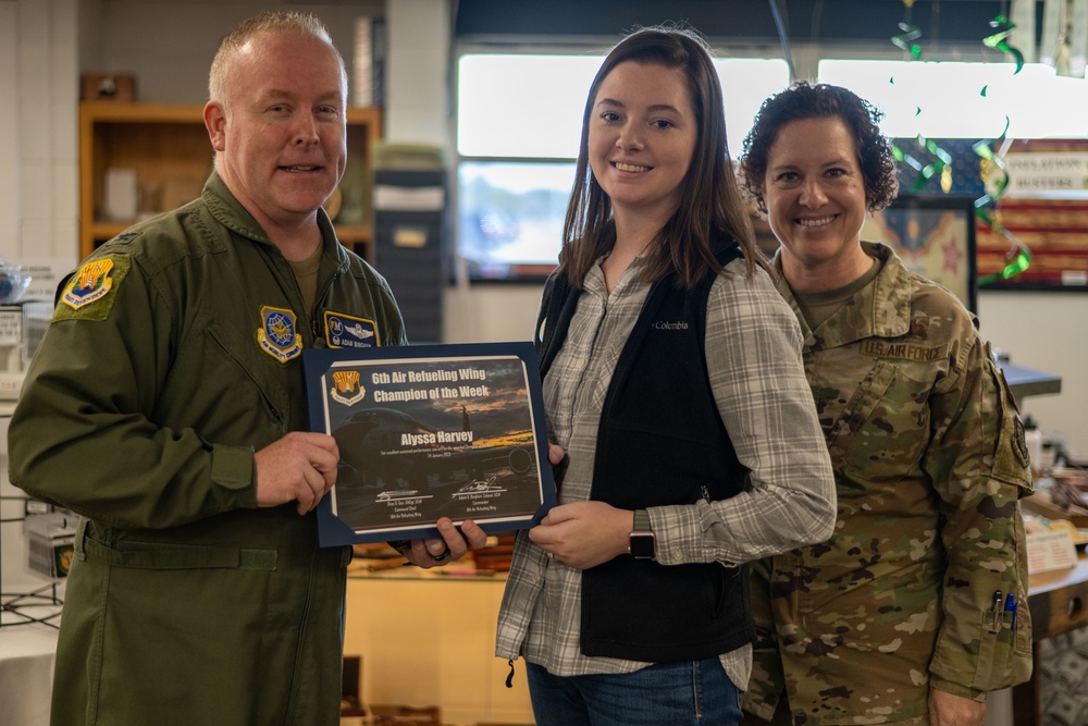 MacDill recognizes arts &amp; crafts civilians during Champ of the Week