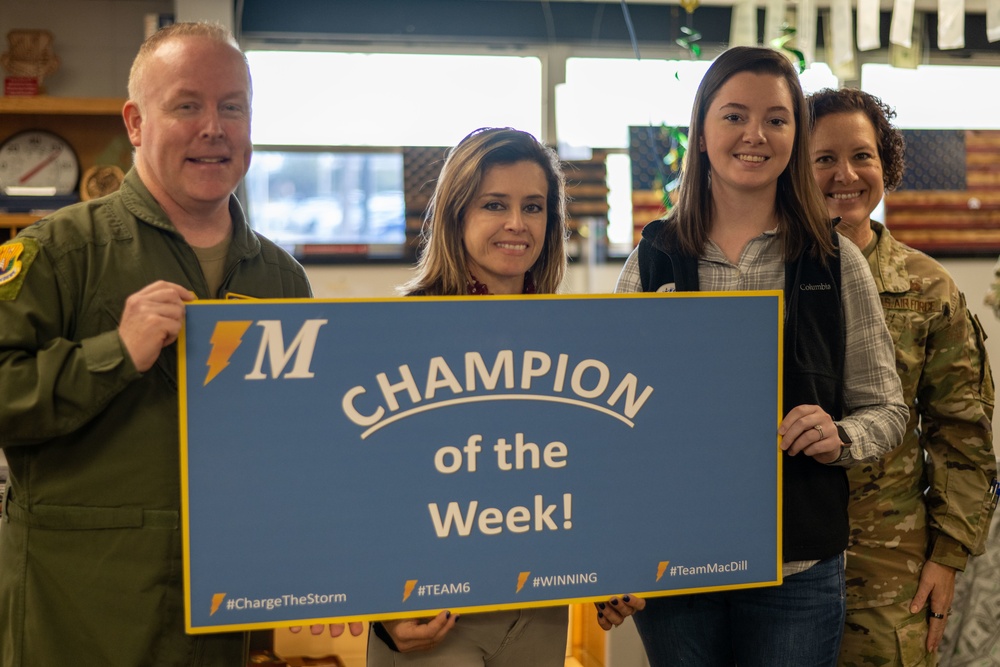 MacDill recognizes arts &amp; crafts civilians during Champ of the Week