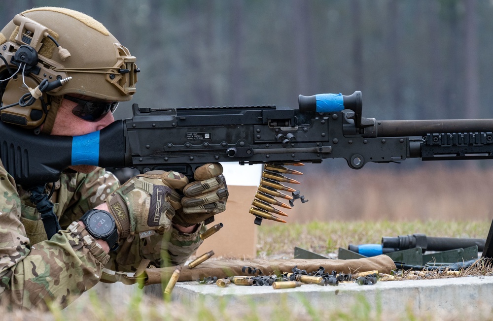 304th Rescue Squadron pararescuemen combat arms training